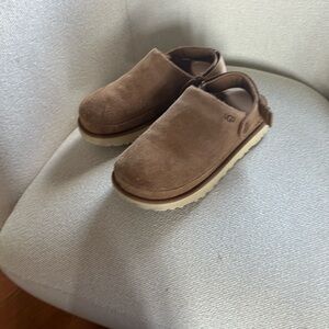 UGG Tan Suede Slip-On Mules